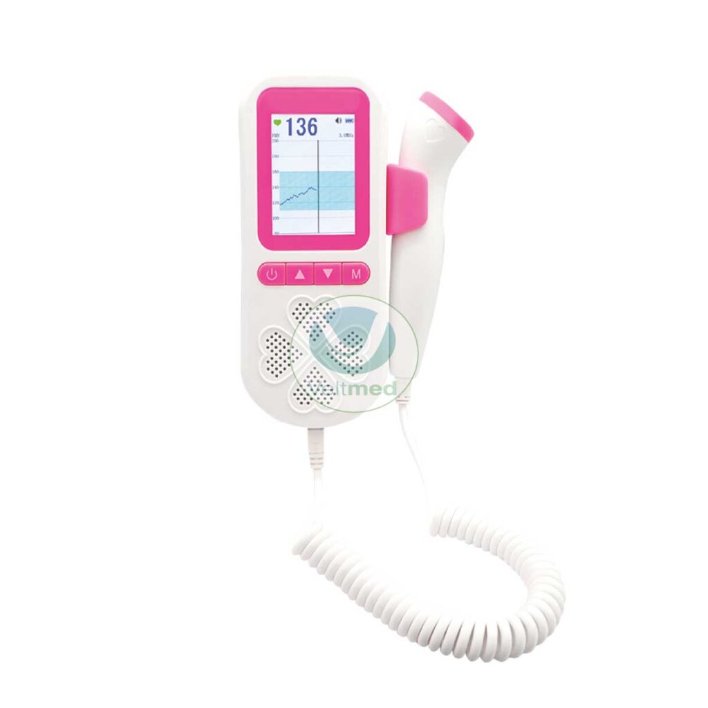 Doppler fetal Monitor de frecuencia cardíaca Fetal de 3 0 MHz Monitor